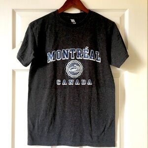 NWOT Alstyle Men’s Souvenir T-Shirt with Montreal, Canada Logo. Sz: S